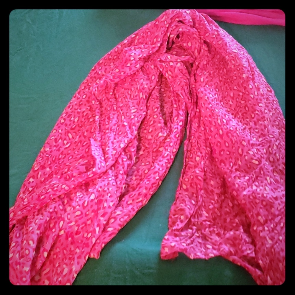Wide summer scarf